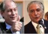 Temer avisa PP: se for com Ciro, sai do governo