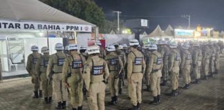 Cerca de 70 policiais militares garantem segurança da vaquejada