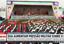 EUA aumentam pressão militar sobre o Irã antes de negociações em Genebra