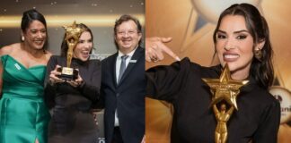 Cinthya Marabá é reconhecida como Melhor Secretária do Ano no Destaques ACELEM