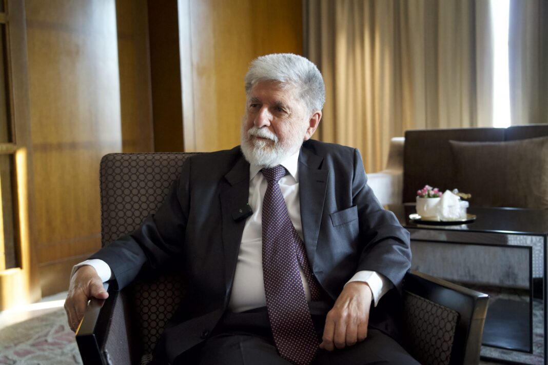 bdf-20250904-133627-ba3f89-2048x1366 Embaixador Celso Amorim, assessor especial da Presidência para assuntos internacionais | Crédito: Mauro Ramos/Brasil de Fato